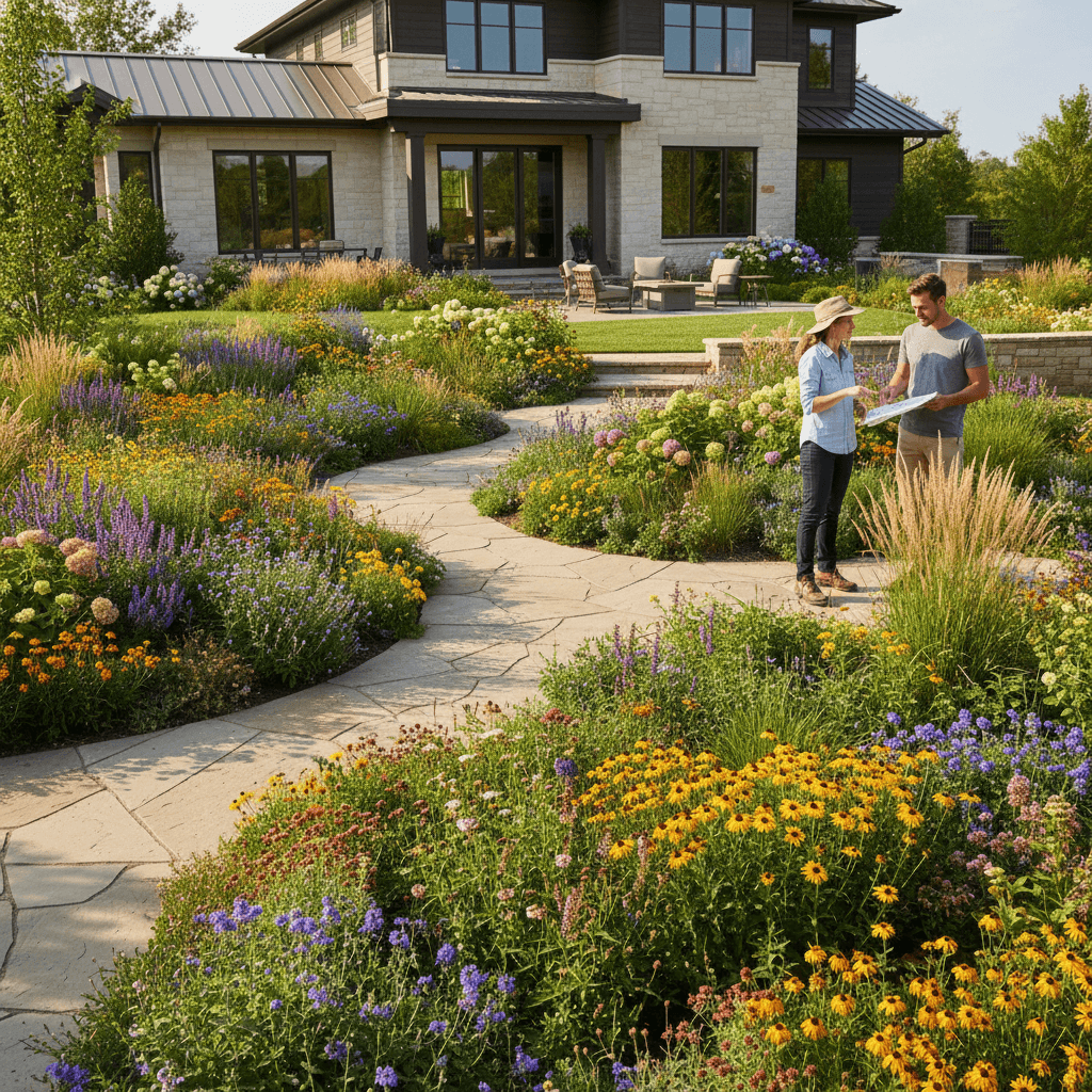 Custom landscape design and installation